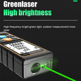 TE Green line digital laser mesure distance laser meter