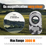 3000m laser rangefinder Magnetic for hunting range finder 6X OEM Telescope Handheld Long Distance Meter LC3000